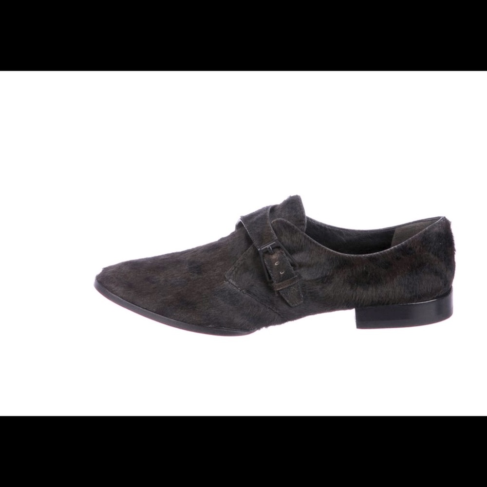 Alexander Wang Pony hair Oxfords.